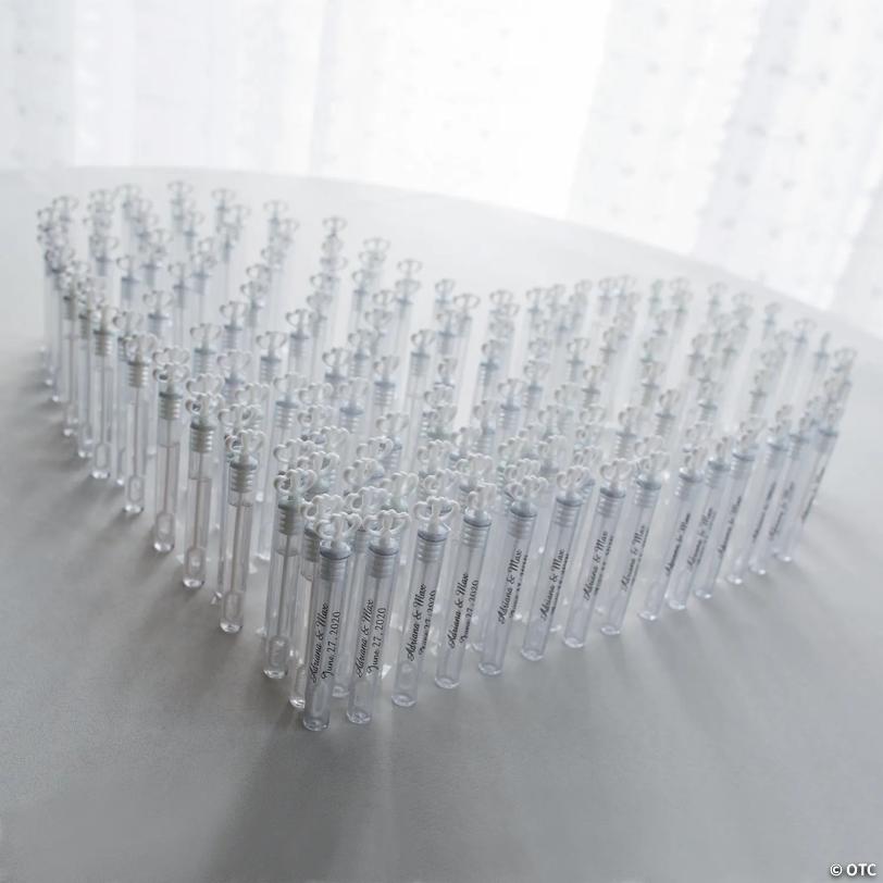 Mini Heart Bubble Tubes - 24 Pc.