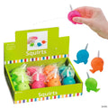 Mini Neon Narwhal Squirt Toys - 12 Pc.