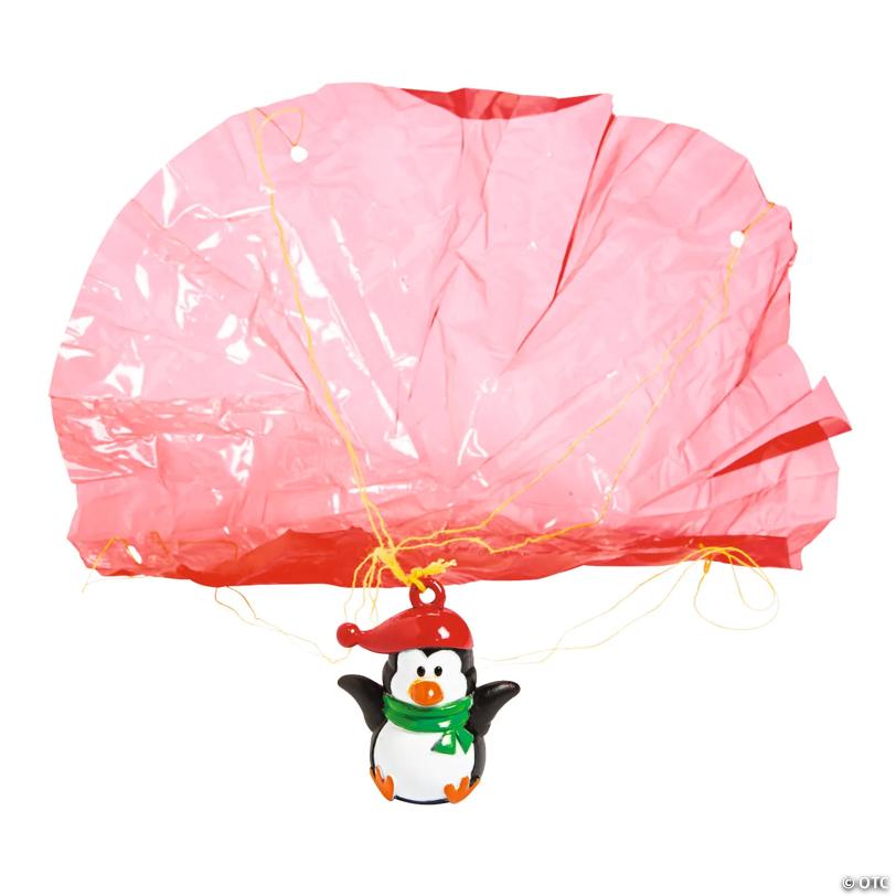 Mini Penguin Paratroopers - 12 Pc.