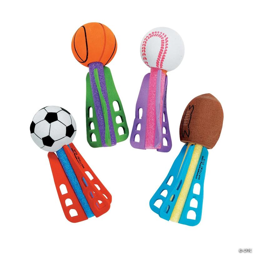 Mini Sport Ball Missiles - 24 Pc.