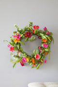 24" Mixed Gerbera Wreath