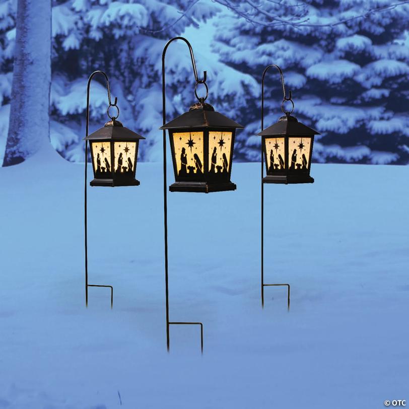 Nativity Lantern Outdoor Decorations