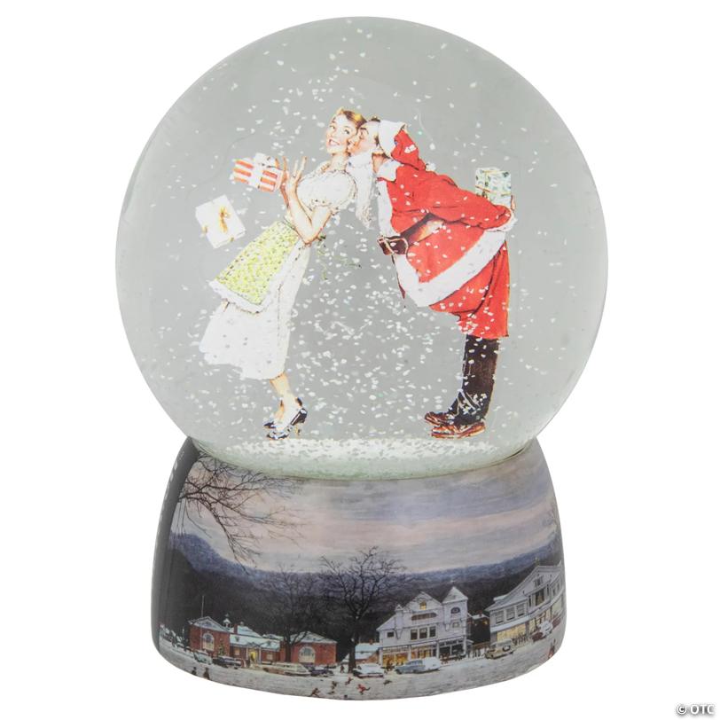 Norman Rockwell "Christmas Surprise" Snow Globe - 6.5