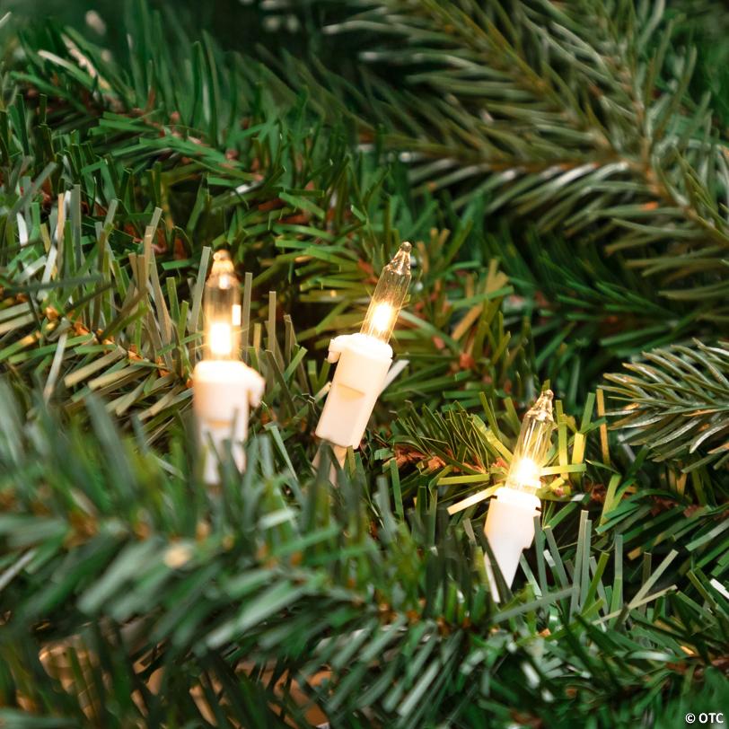 Northlight 100-Count Clear Mini Christmas Light Set  20.25ft White Wire