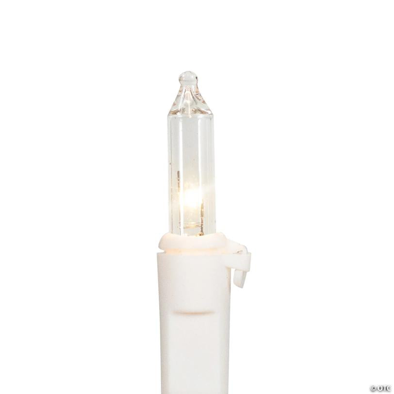 Northlight 100-Count Clear Mini Christmas Light Set  20.25ft White Wire