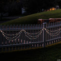 Northlight 100-Count Red and Blue 4th of July Mini Swag Light Set  6ft White Wire