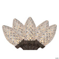 Northlight 100 Warm White LED Faceted C9 Christmas Lights - 66 ft Brown Wire