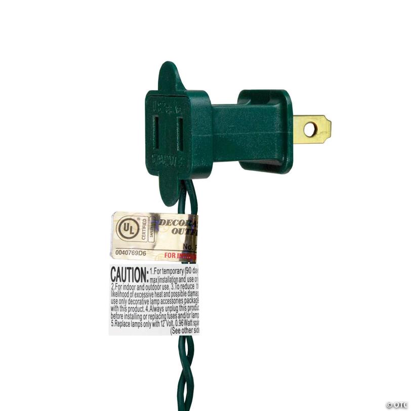 Northlight 100 White LED Wide Angle Christmas Lights - 33 ft Green Wire