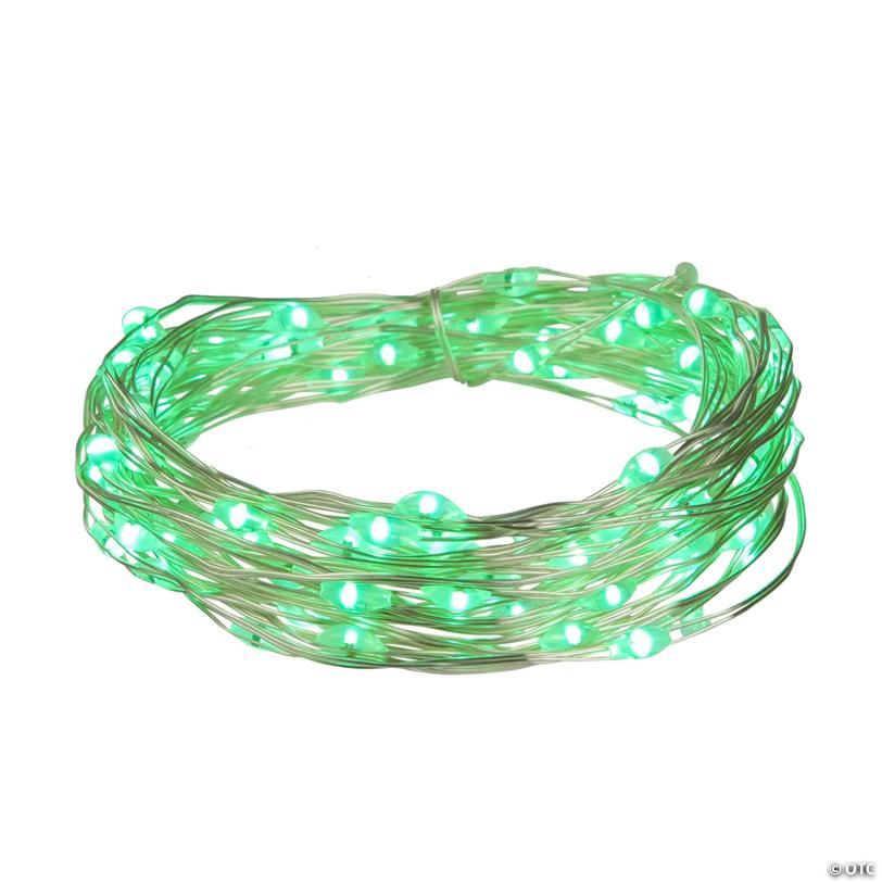 Northlight 100ct Green LED Micro Fairy Lights - 20ft  Copper Wire
