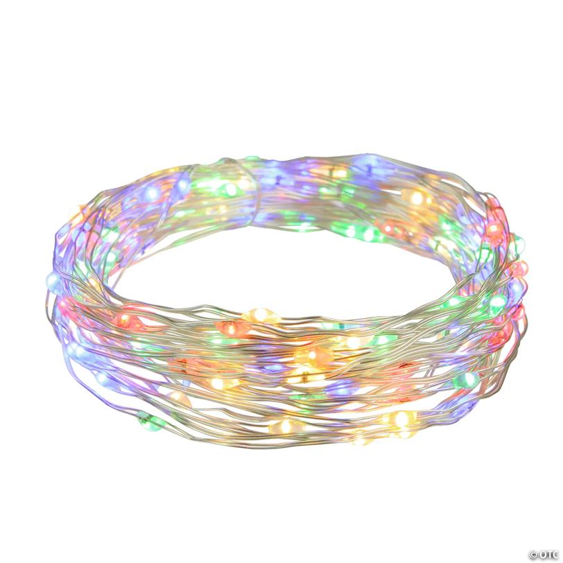 Northlight 100ct Multi-Color LED Micro Fairy Lights - 20ft  Copper Wire