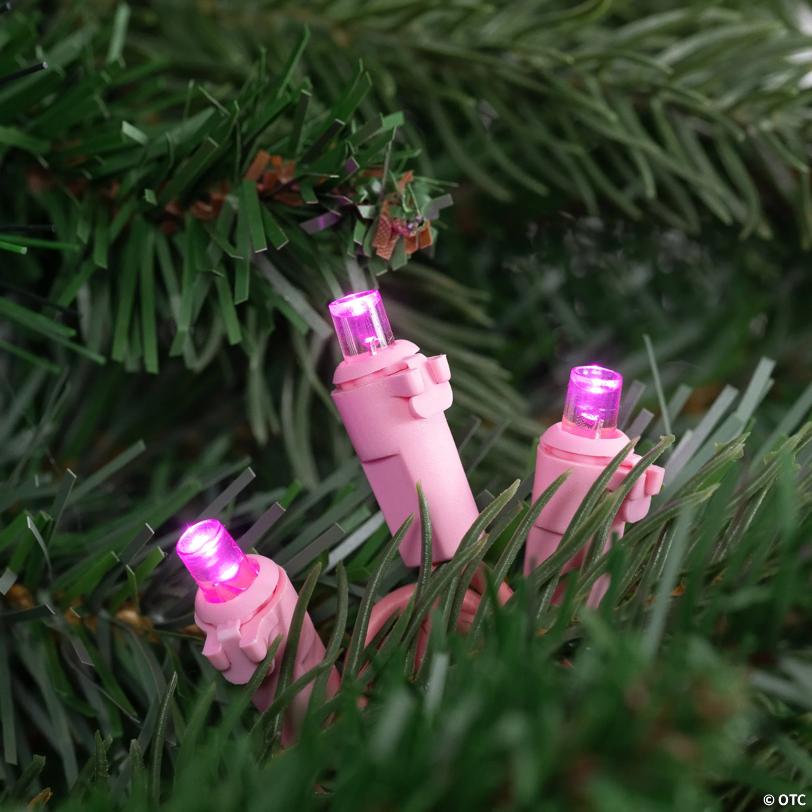 Northlight 100ct Pink LED Wide Angle Valentine's Day Lights  33ft Pink Wire