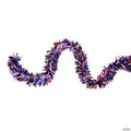 Northlight 12' Proper 4" Red and Blue Wide Cut Patriotic Tinsel Christmas Garland - Unlit