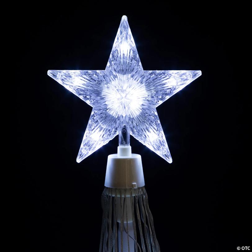 Northlight 12' White LED Artificial Christmas Tree Show Cone Outdoor Decoration