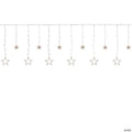 Northlight 138 Clear LED Star Drop Window Curtain Christmas Lights - 17.75ft Clear Wire