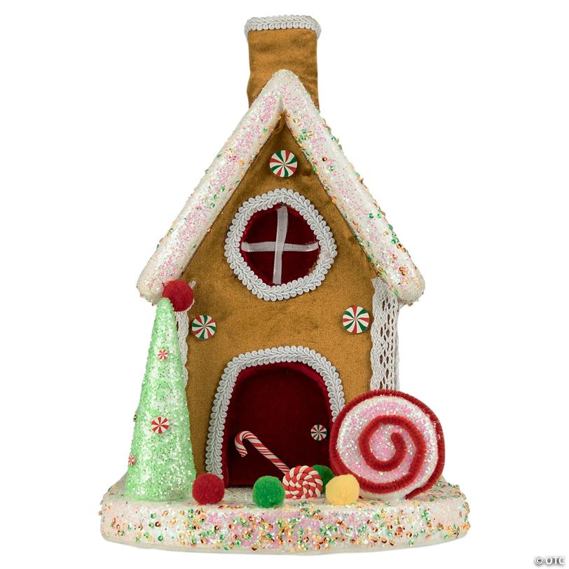 Northlight 13" Gingerbread Candy House Christmas Decoration