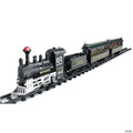 Northlight 14-Piece Battery Operated Lighted and Animated Classic Train Set with Sound 10.5