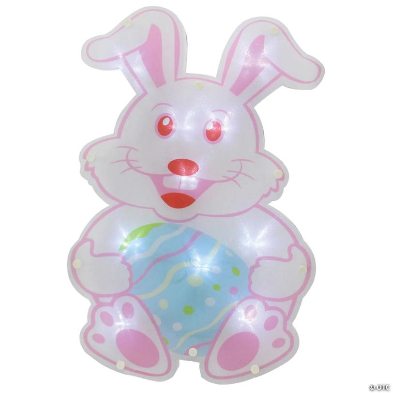 Northlight 14" Battery Operated LED Lighted Easter Bunny Window Silhouette