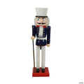 Northlight 14" Blue and White Traditional Christmas Nutcracker Soldier with Rifle