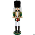Northlight 14" Green and White Cymbalist Christmas Nutcracker