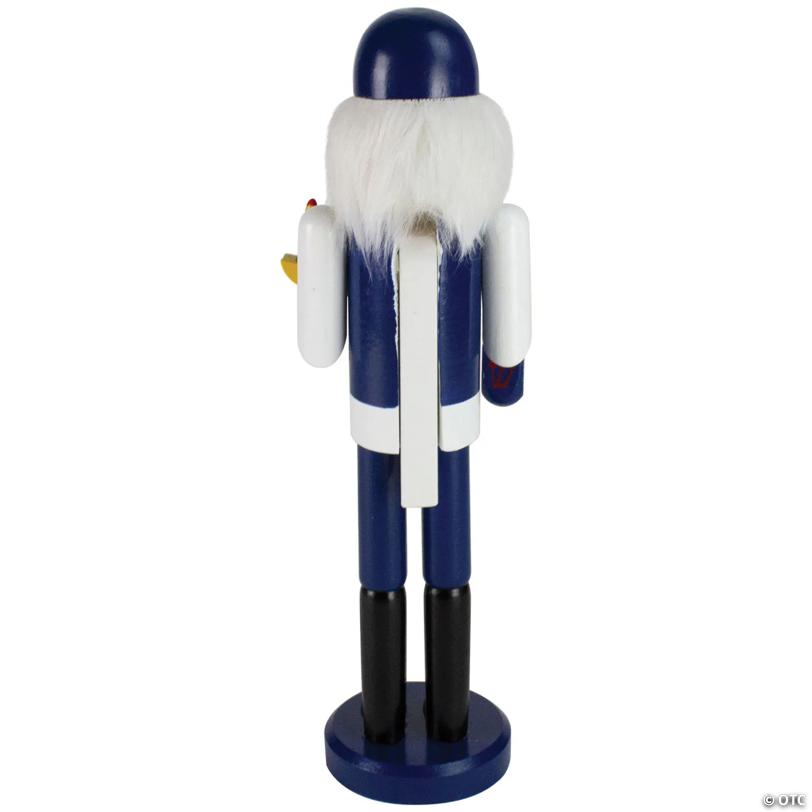 Northlight 14" Wooden Hanukkah Nutcracker with Menorah and Dreidel