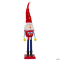 Northlight 16.75" Red and Blue Dots Christmas Nutcracker Figurine