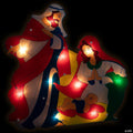 Northlight 17.75" Lighted Holy Family Nativity Scene Christmas Window Silhouette