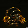 Northlight 18' Amber LED Outdoor Christmas Linear Tape Lighting - Black Finish