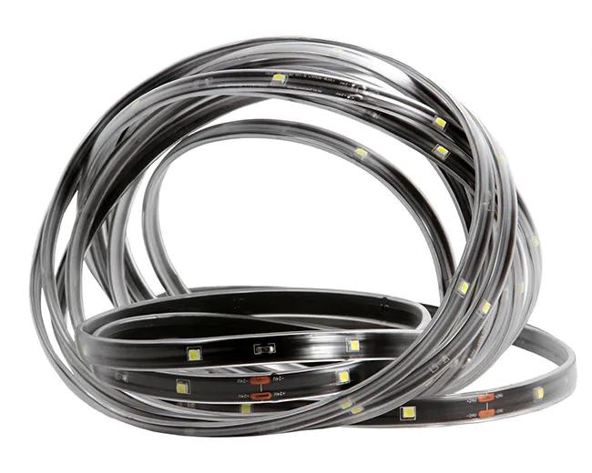 Northlight 18' Amber LED Outdoor Christmas Linear Tape Lighting - Black Finish