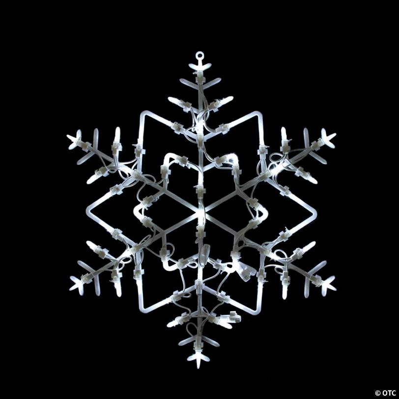 Northlight 18" LED Lighted Snowflake Christmas Window Silhouette Decoration