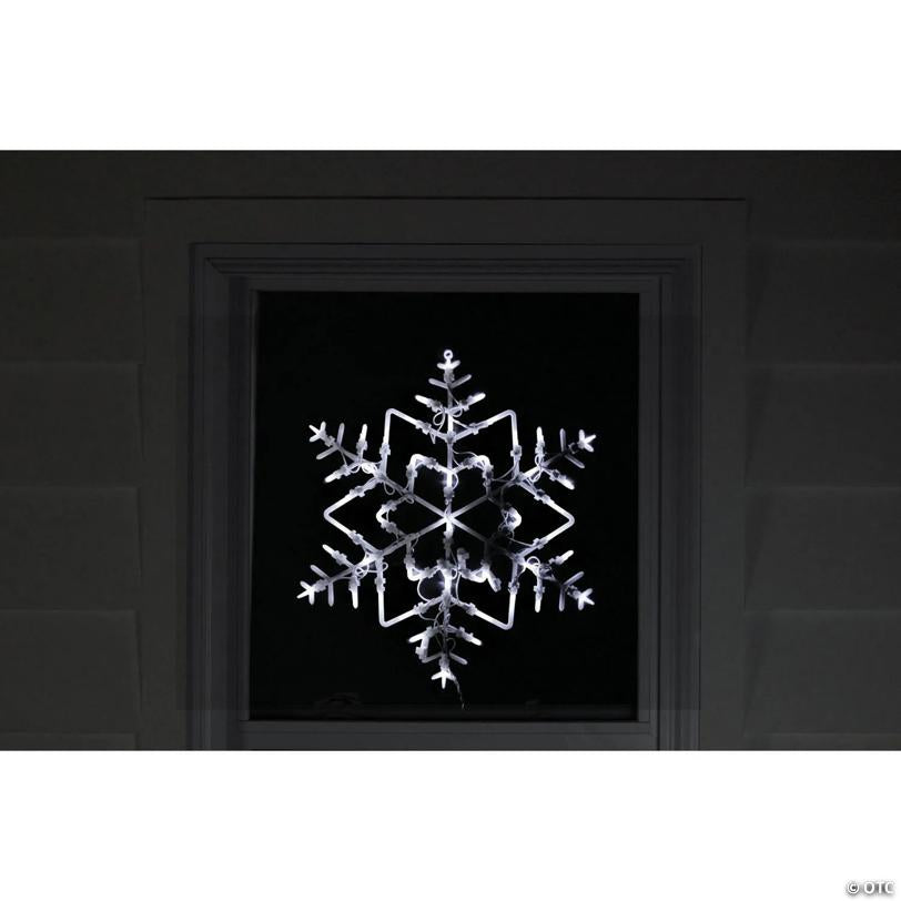 Northlight 18" LED Lighted Snowflake Christmas Window Silhouette Decoration