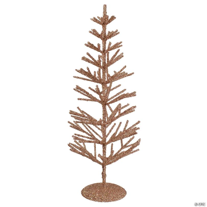 Northlight 18" Rose Gold Artificial Tabletop Christmas Tree - Unlit