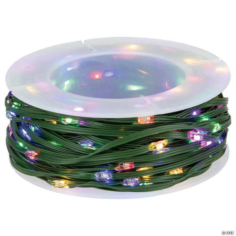 Northlight 200ct LED Multi-Function Color Changing Christmas Fairy Lights  64.5ft Green Wire
