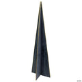 Northlight 20" Blue and Gold Triangular Christmas Tree Tabletop Decor