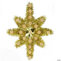 Northlight 21" Gold Star of Bethlehem Christmas Tree Topper - Clear Lights