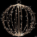 Northlight 23" LED Lighted Christmas Hanging Ball Decoration - Warm White Lights