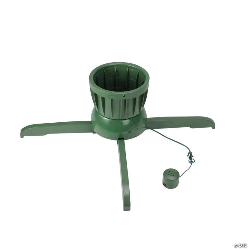 Northlight 24" Green Musical Rotating Christmas Tree Stand - For Live Trees