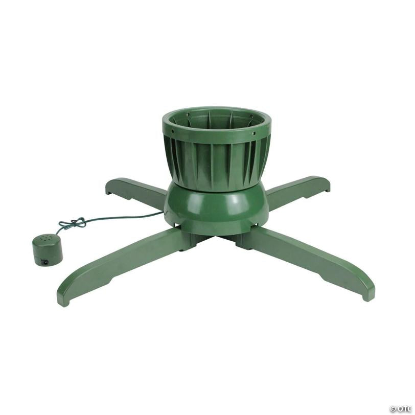 Northlight 24" Green Musical Rotating Christmas Tree Stand - For Live Trees