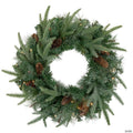 Northlight 24" Pre-Lit Artificial Mixed Pine and Pine Cone Christmas Wreath
