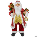 Northlight 24" Red and White Santa with Gift Bag and Presents Christmas Figure
