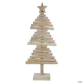 Northlight 25.5" Rustic Wooden Christmas Tree with Star Table Top Decor