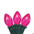 Northlight 25-Count Pink C7 Christmas Light Set  24ft Green Wire
