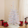 Northlight 2' Lighted Woodbury White Pine Slim Artificial Christmas Tree  Multi Lights