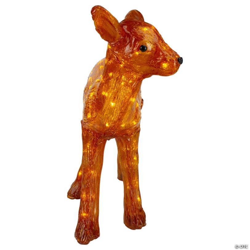 Northlight 2' Pre-Lit Acrylic Reindeer Outdoor Christmas Decoration