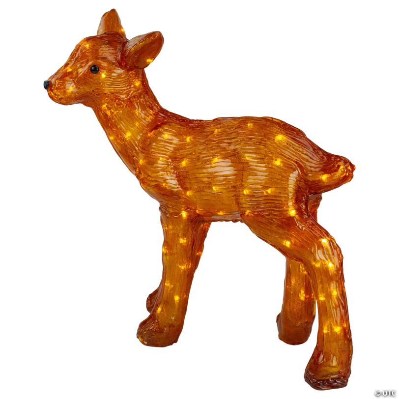 Northlight 2' Pre-Lit Acrylic Reindeer Outdoor Christmas Decoration