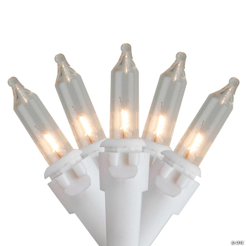 Northlight 300-Count Clear Mini Christmas Light Set  61ft White Wire
