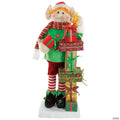 Northlight 30-Inch Santa's Little Animated Elf with Lighted Star Musical Christmas Figure