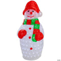 Northlight 34" Lighted Commercial Grade Acrylic Snowman Christmas Display Decoration