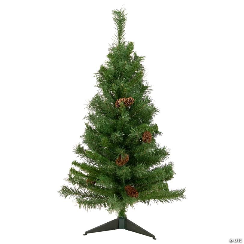 Northlight 3' Black River Pine Artificial Medium Profile Christmas Tree  Unlit