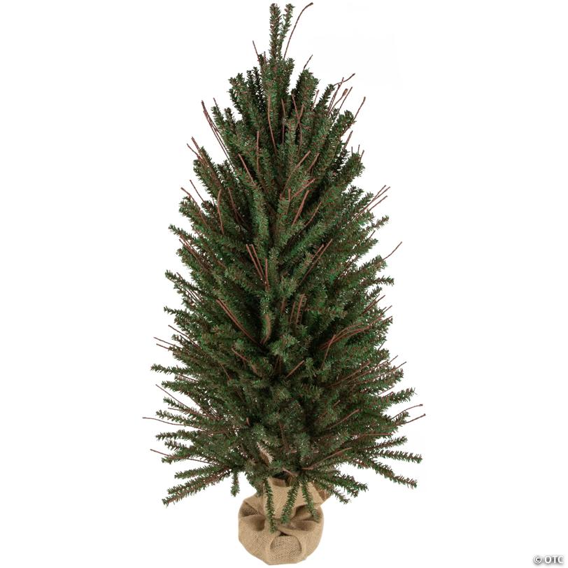 Northlight 3' Green and Brown Medium Warsaw Twig Artificial Christmas Tree - Unlit
