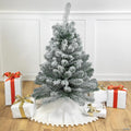 Northlight 3' Heavily Flocked Madison Pine Medium Artificial Christmas Tree  Unlit